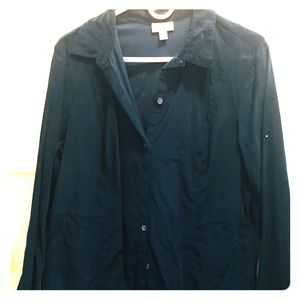 J. Jill button down corduroy tunic